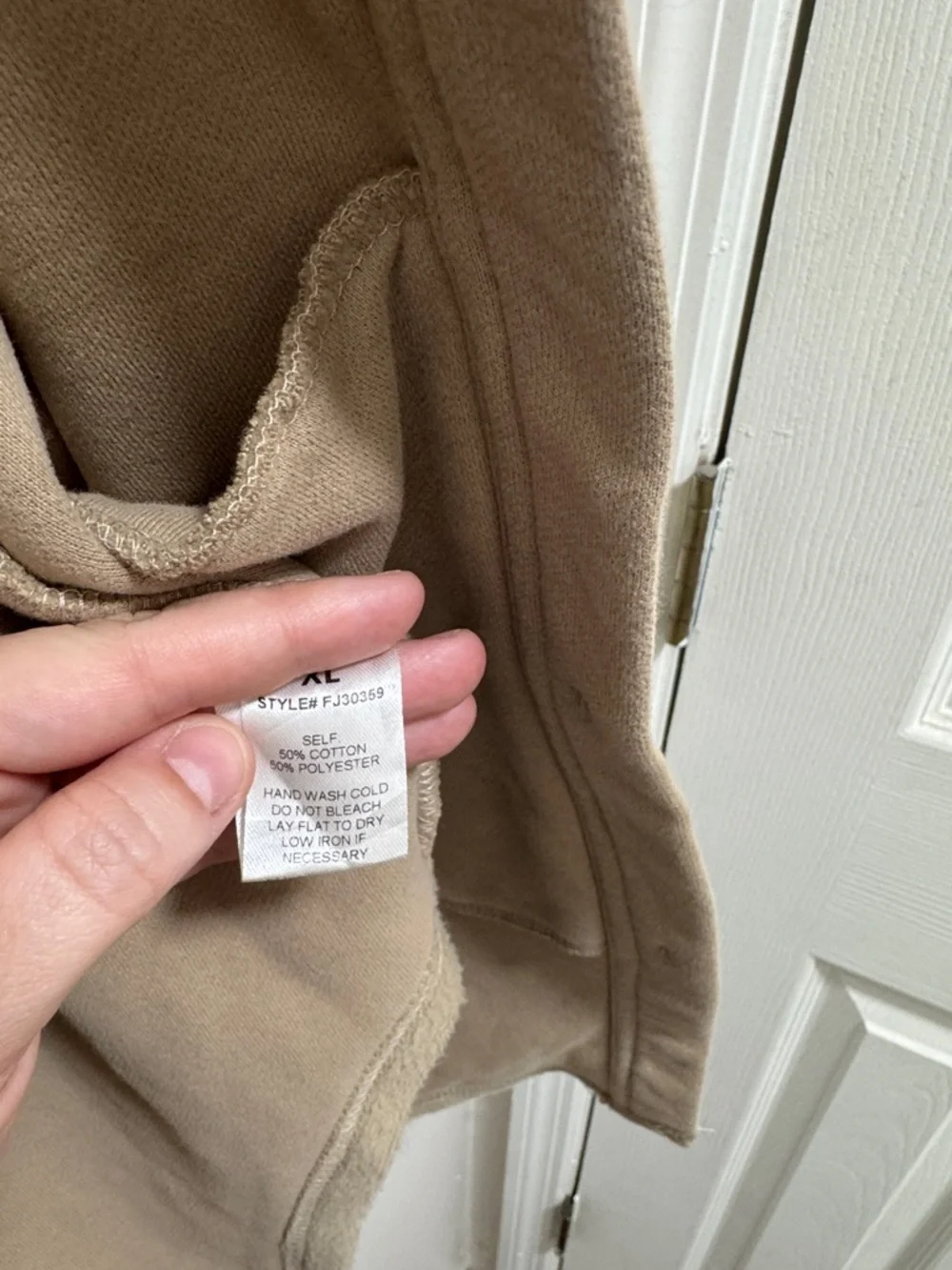 Carly Jean Los Angeles Tan Plush Button-Front Shacket - Picture 6 of 8